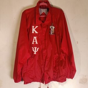 Red Kappa Alpha Psi Windbreaker Jacket 2XL
